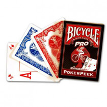 Bicycle Pro Poker Peek Karten (blau)