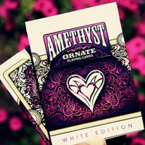 ORNATE White Edition Playing Cards (Amethyst) by HOPC
