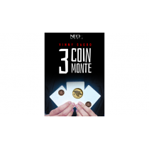 3 COIN MONTE (Gimmicks and Online Instructions) by Vinny Sagoo