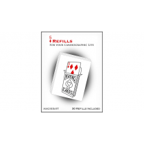 Cardiographic Lite RED CARD 5 of Diamonds Refill by Martin Lewis - Trick