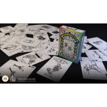 Magician Knows Playing Cards V1 (Black and White) by 808 Magic and Alan Wong