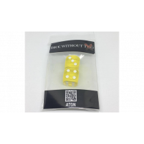 Dice Without Two CLEAR YELLOW (2 Dice Set) 