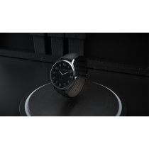 Infinity Watch V3 - Silver Case Black Dial / STD Version (Gimmick and Online Instructions) by Bluether Magic