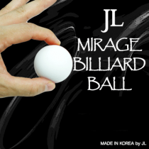 Two in Mirage Billiard Balls by JL (WHITE, single ball only)