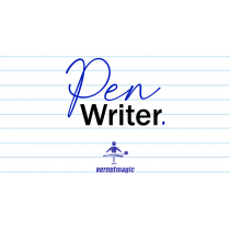 PEN WRITER Blue (Gimmicks and Online Instructions) by Vernet Magic