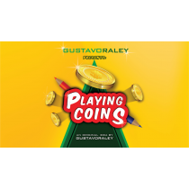 PLAYING COINS (Gimmicks and Online Instructions) by Gustavo Raley