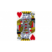 POKER Size Card Stickers by Alan Wong 