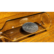 REAL COIN IN BOTTLE (HALF) by Bacon Magic