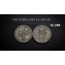 VICTORIA SKULL HEAD COIN by Men Zi  Magic