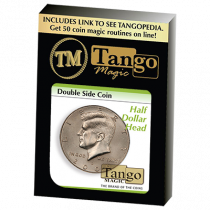 Double Side Half Dollar (Heads) (D0035) by Tango Magic