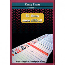 51 Times More Difficult (Gimmick and Online Instruction) by Henry Evans