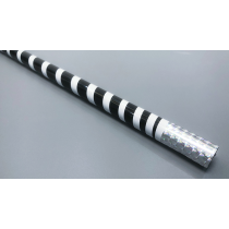 The Ultra Cane (Appearing / Metal) Black / White Stripe by Bond Lee 