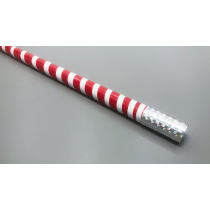 The Ultra Cane (Appearing / Metal) Red/ White Stripe by Bond Lee