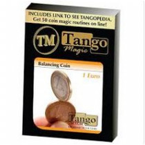 Balancing Coin (1 Euro) by Tango Magic- Trick (E0049)