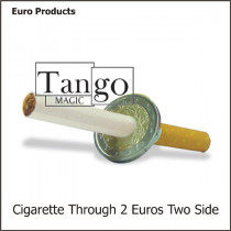 Cigarette through 2 Euro two sides - Münze