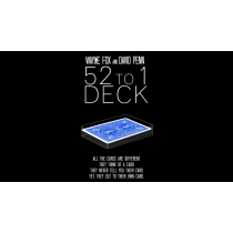 The 52 to 1 Deck BLU (Gimmicks and Online Instructions) by Wayne Fox and David Pen