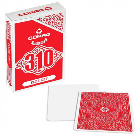 Copag 310 Playing Cards - Slim Line - Face Off - Red