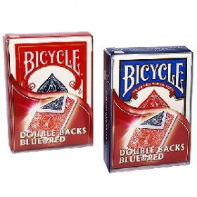 Bicycle deck - Double Back (red/blue)