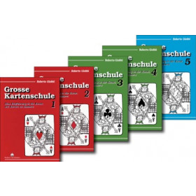 Buchset: Grosse Kartenschule 1,2,3,4 & 5  von Roberto Giobbi