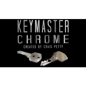 Keymaster Chrome (Gimmicks and Online Instructions) by Craig Petty 