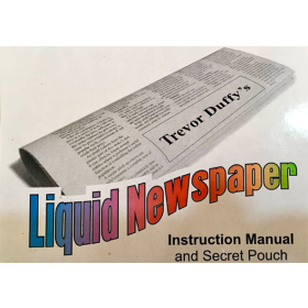 Liquid Newspaper by Trevor Duffy - Wasserzeitung Plastikeinlagge