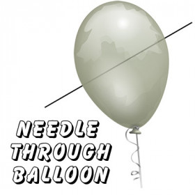 Needle Thru  Balloon Professional (Nadel durch Balloon) by Bazar de Magia