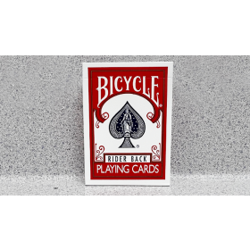 Bicycle 2 Faced Red (Mirror Deck Same on both sides) Playing Card