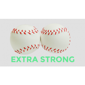 Strong Chop Cup Balls White Leather (Set of 2) by Leo Smetsers
