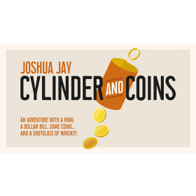 Cylinder and Coins (Gimmicks and Online Instructions) by Joshua Jay 