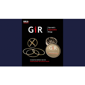 GIR Ring Set GOLD (Gimmick and Online Instructions) by Matthew Garrett 