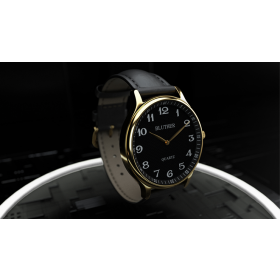 Infinity Watch V3 - Gold Case Black Dial / PEN Version (Gimmick and Online Instructions) by Bluether Magic