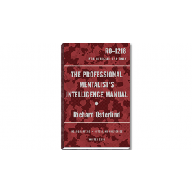 The Professional Mentalist's Intelligence Manual  by Richard Osterlind - Book