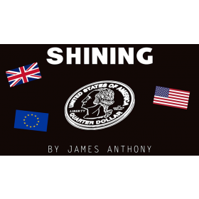 Shining EURO (Gimmicks and Online Instructions) by James Anthony 