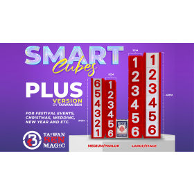 Smart Cubes PLUS RED (Large/Stage) by Taiwan Ben