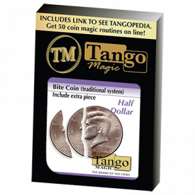 Bite Coin Internal System - (D0046)(US Half Dollar - Traditional With Extra Piece) by Tango