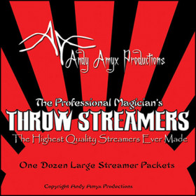 Throw Streamers by Andy Amyx( 1dozen=1 unit)- Trick