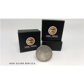 Replica Morgan Steel Coin (Gimmicks and Online Instructions) by Tango Magic
