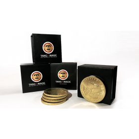 Replica Golden Morgan Expanded Shell (Gimmicks and Online Instructions) by Tango Magic