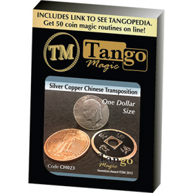 Dollar Size Silver Copper Chinese Transposition (CH023) by Tango Magic