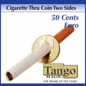 Cigarette Through (50 Cent Euro, Two Sided) (E0010) by Tango 