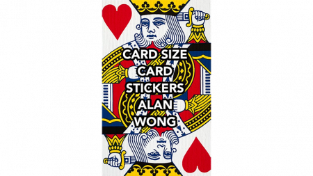 POKER Size Card Stickers by Alan Wong 